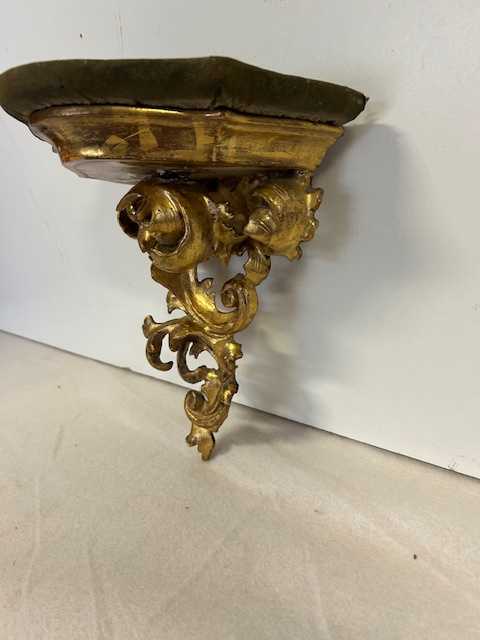 Dřevěná konzolka - polička - originál. - 3