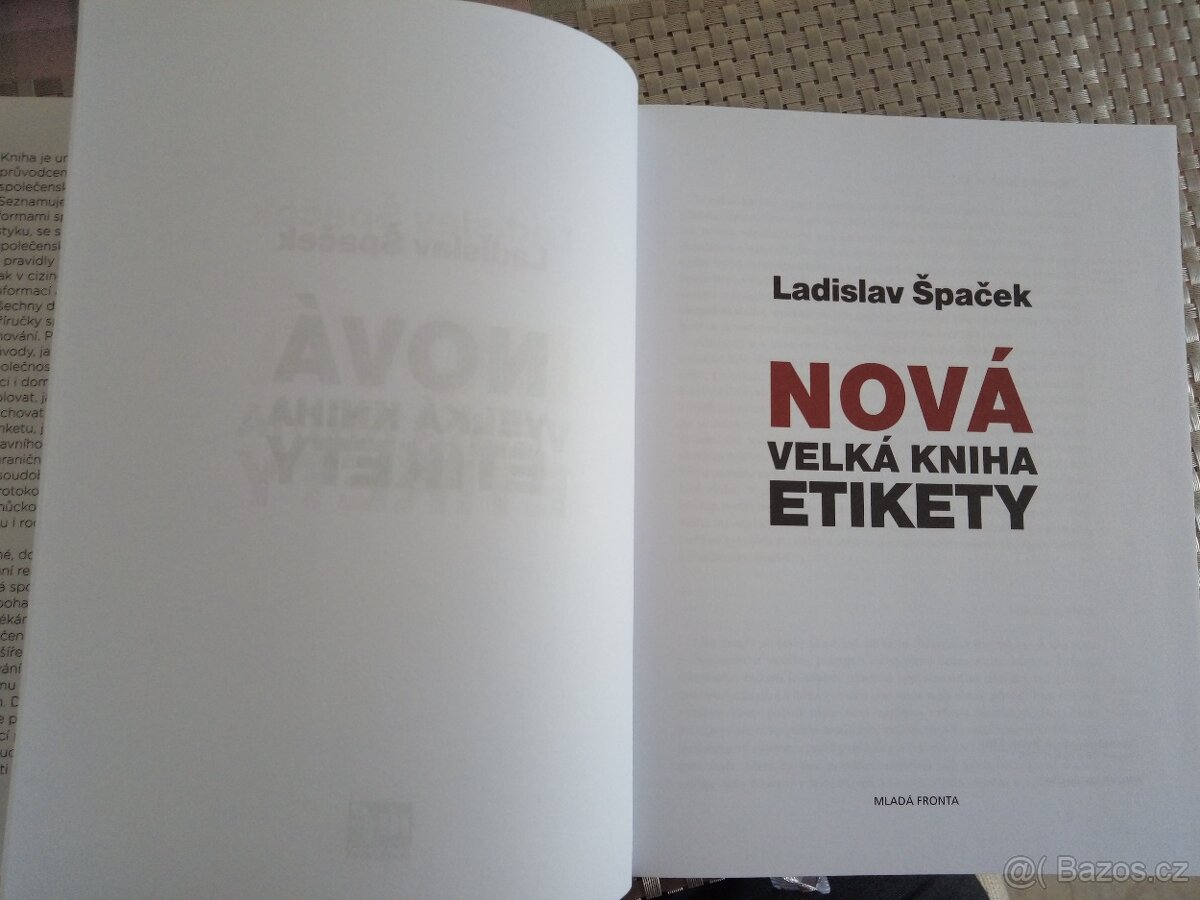Ladislav Špaček - Nová velká kniha etikety - 3