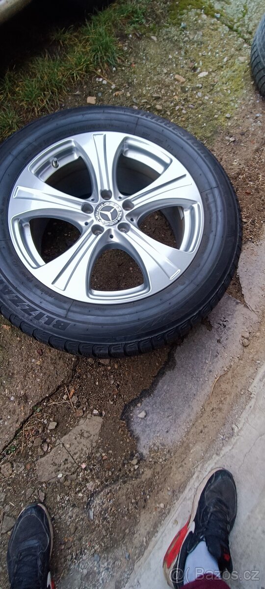 18" Alu kola Mercedes GLC 235/60/18 zimní 8mm - 3