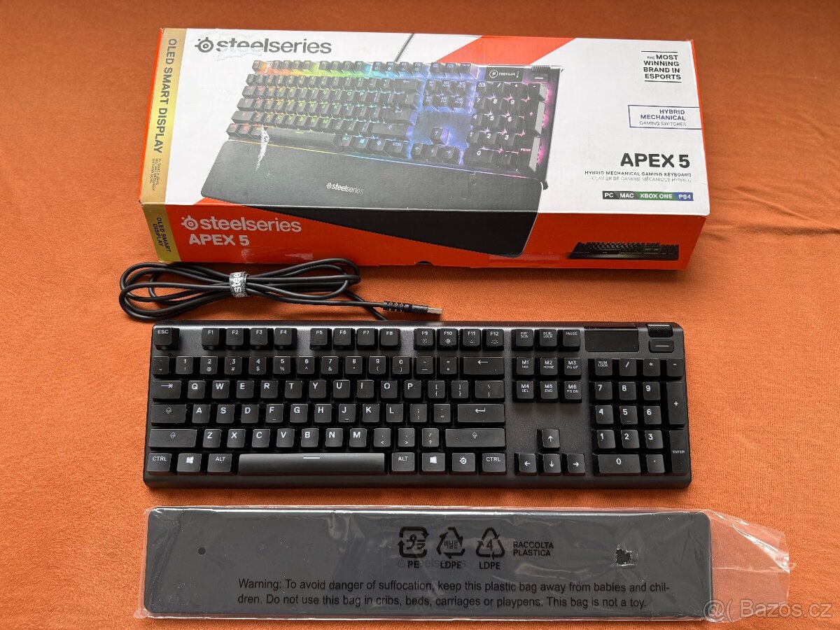 Klávesnice SteelSeries Apex 5 US - 3