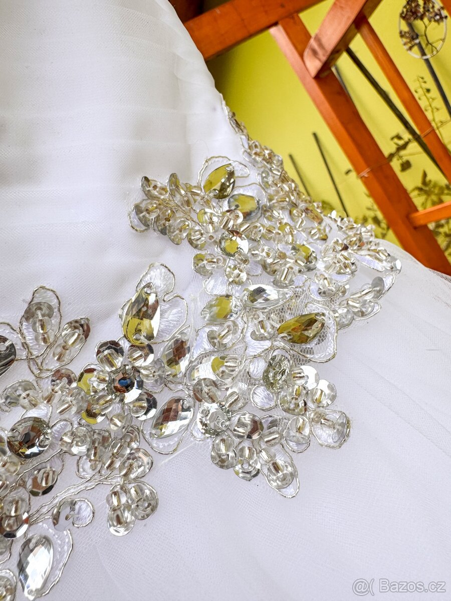 Svatební šaty vel.XS - 3