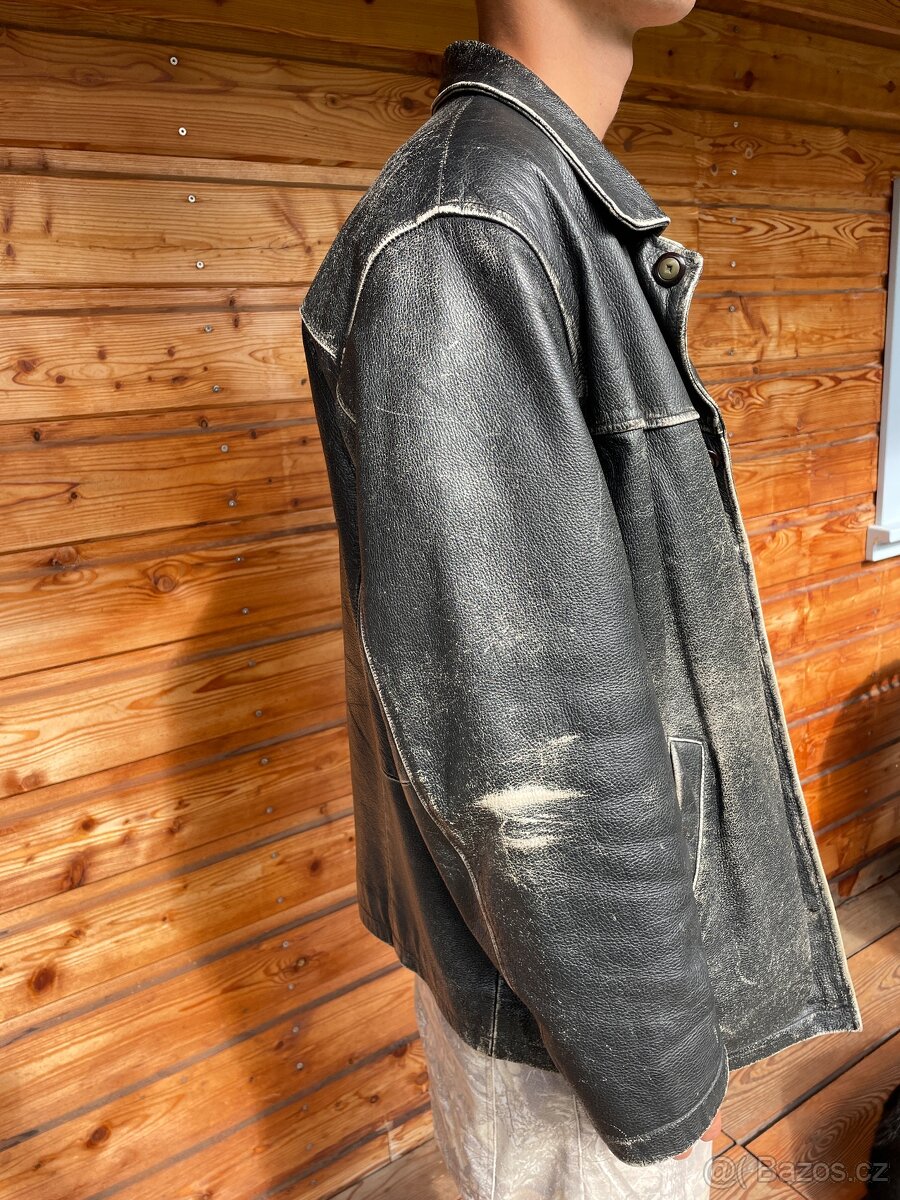 Pánská kožená bunda - 3
