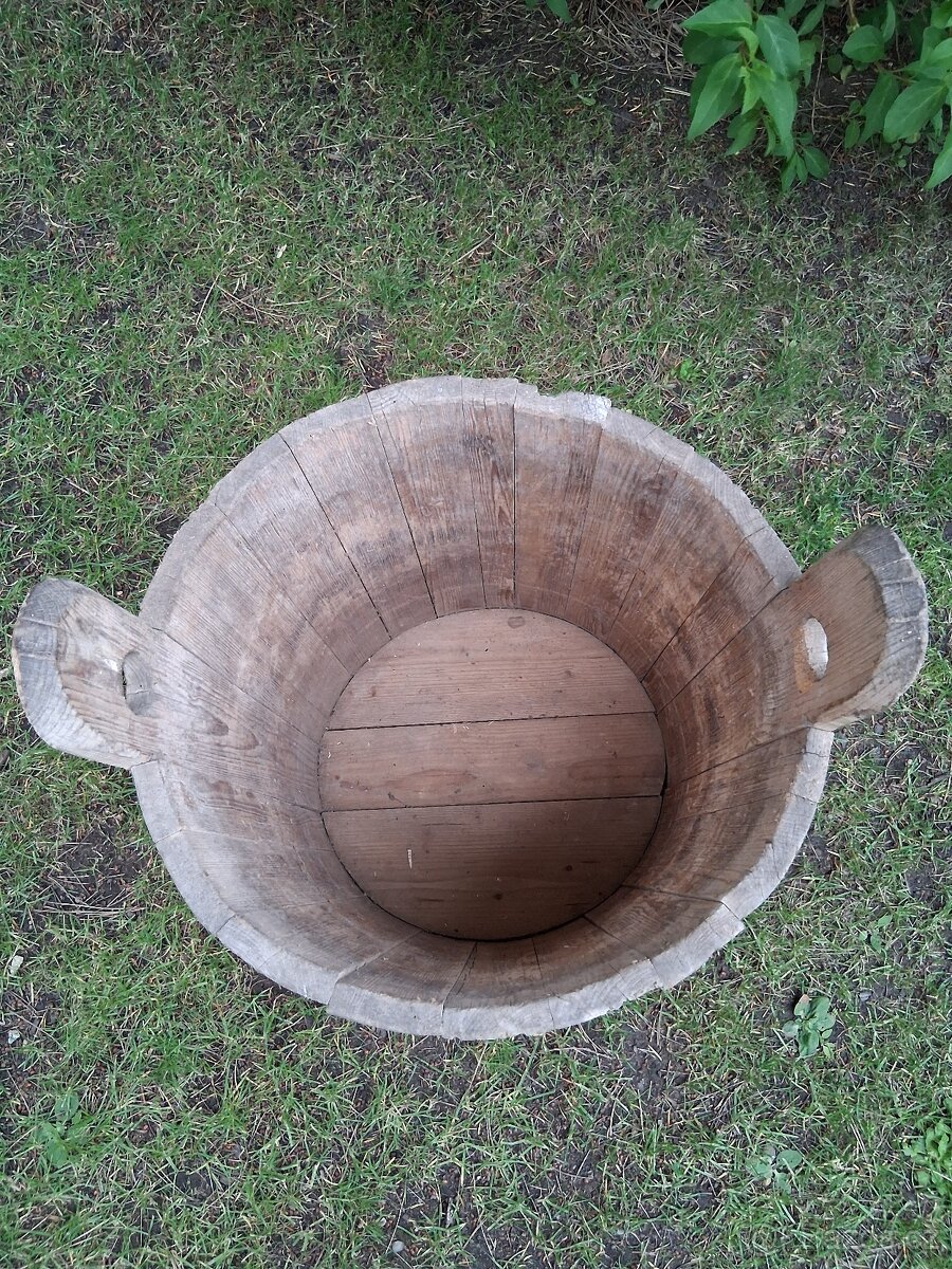 Džber velký dřevěný - 3