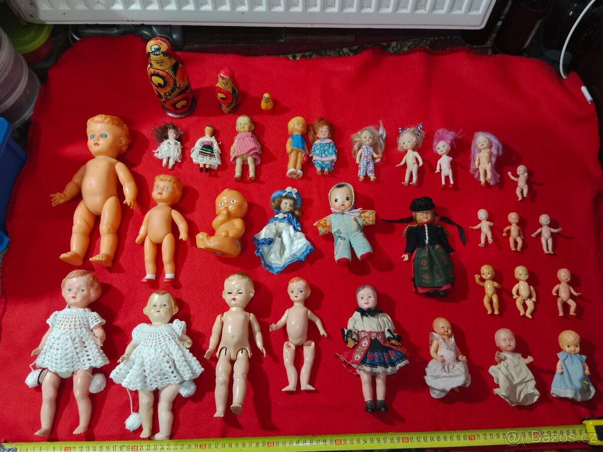 Retro hračky maňásci, panenky, pískací hračky, Mickey Mouse - 3