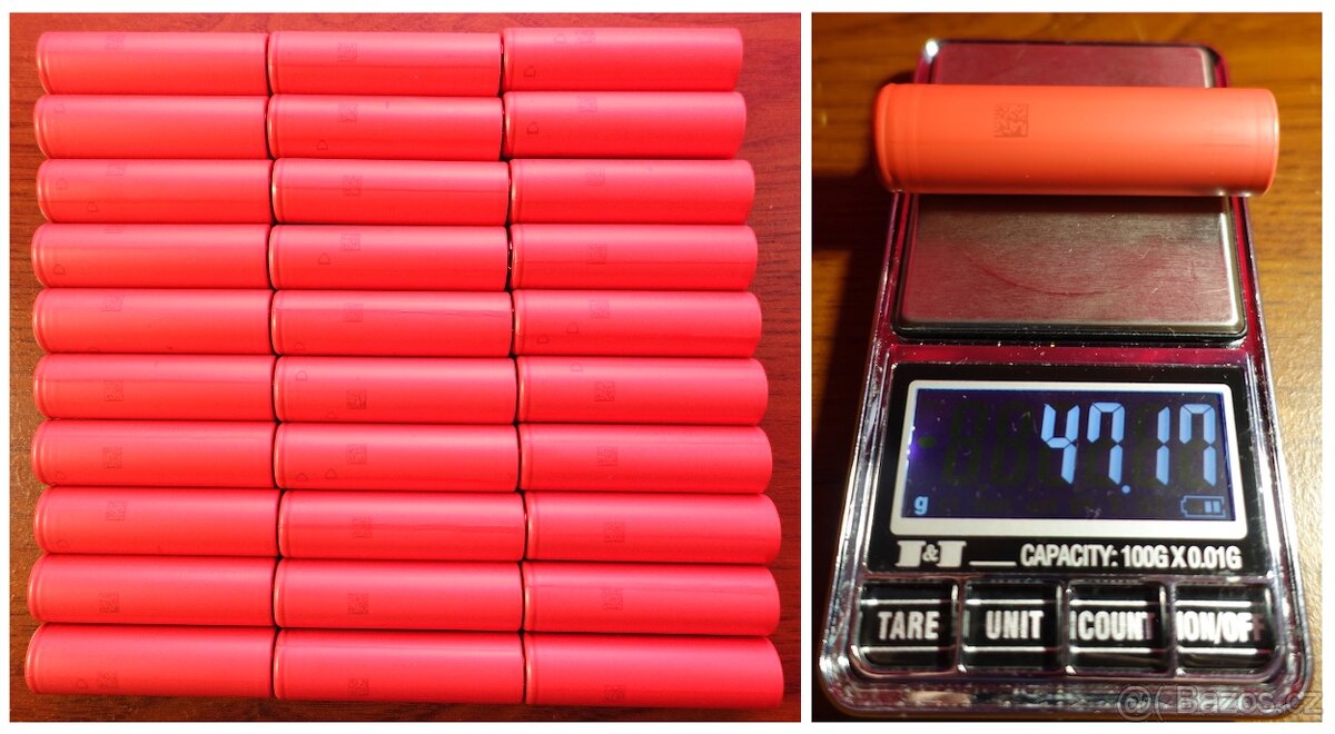 Baterie Sanyo Panasonic NCR18650GA 3450mAh 18650 LiIon - 3