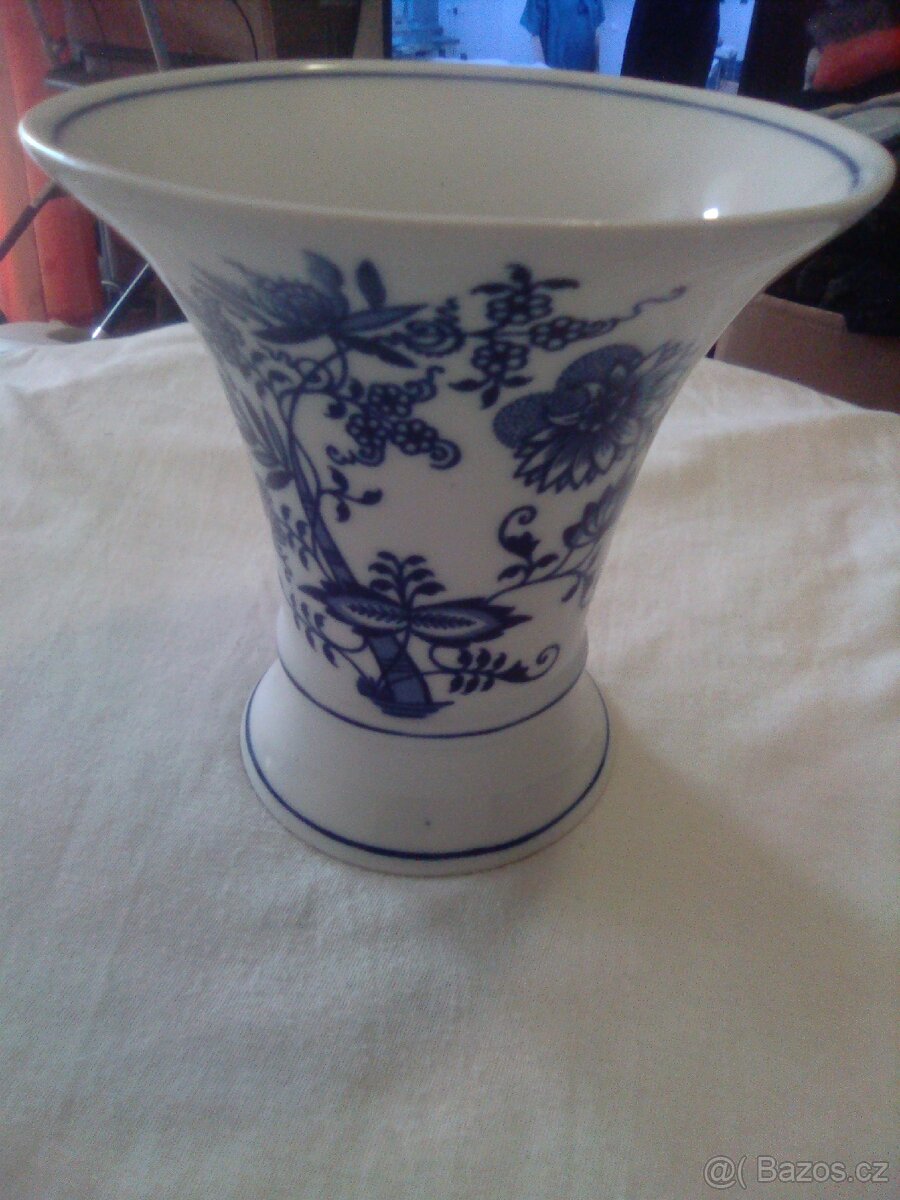 Váza vzor cibulák Český porcelán , - 3