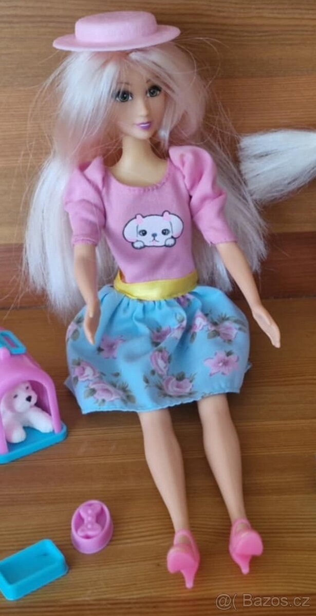 BARBIE S MIMINKY, KOČÁRKEM, PES S BOUDOU, NOVÉ, PC 800KČ - 3