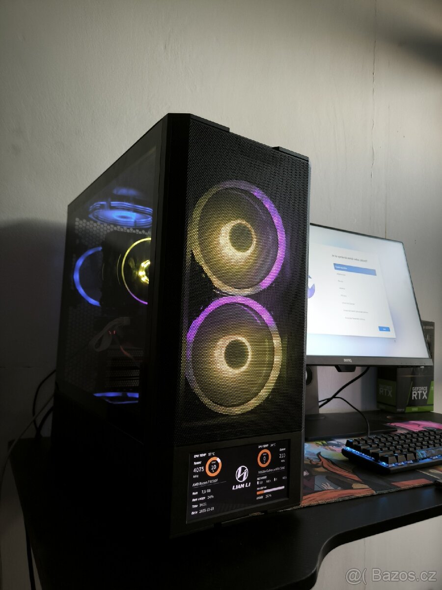 HERNÍ PC AM5 RYZEN 7 8700F RTX 3060 12GB - 3