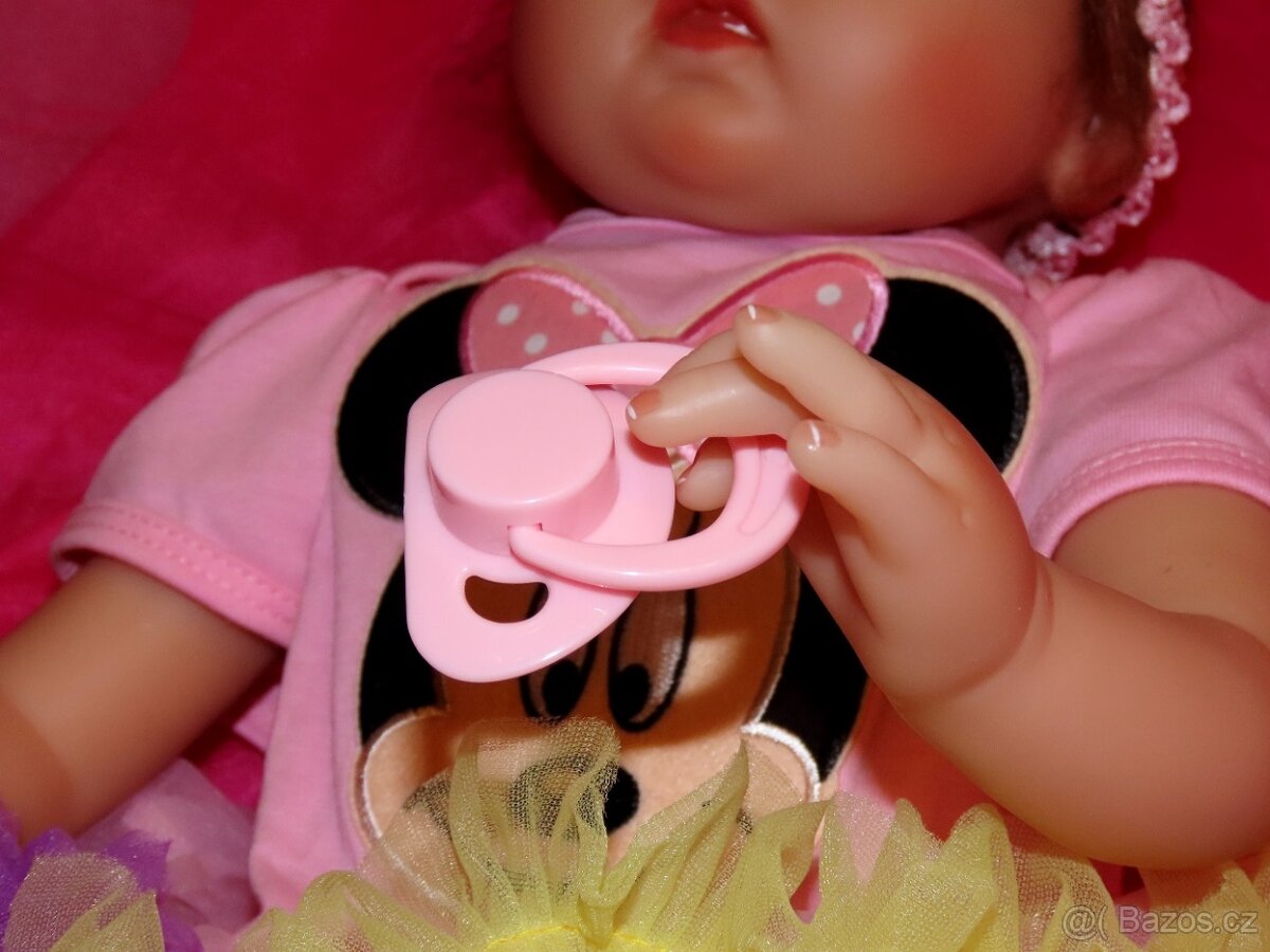 Panenka miminko reborn hračka nová s příslušenstvím - 3