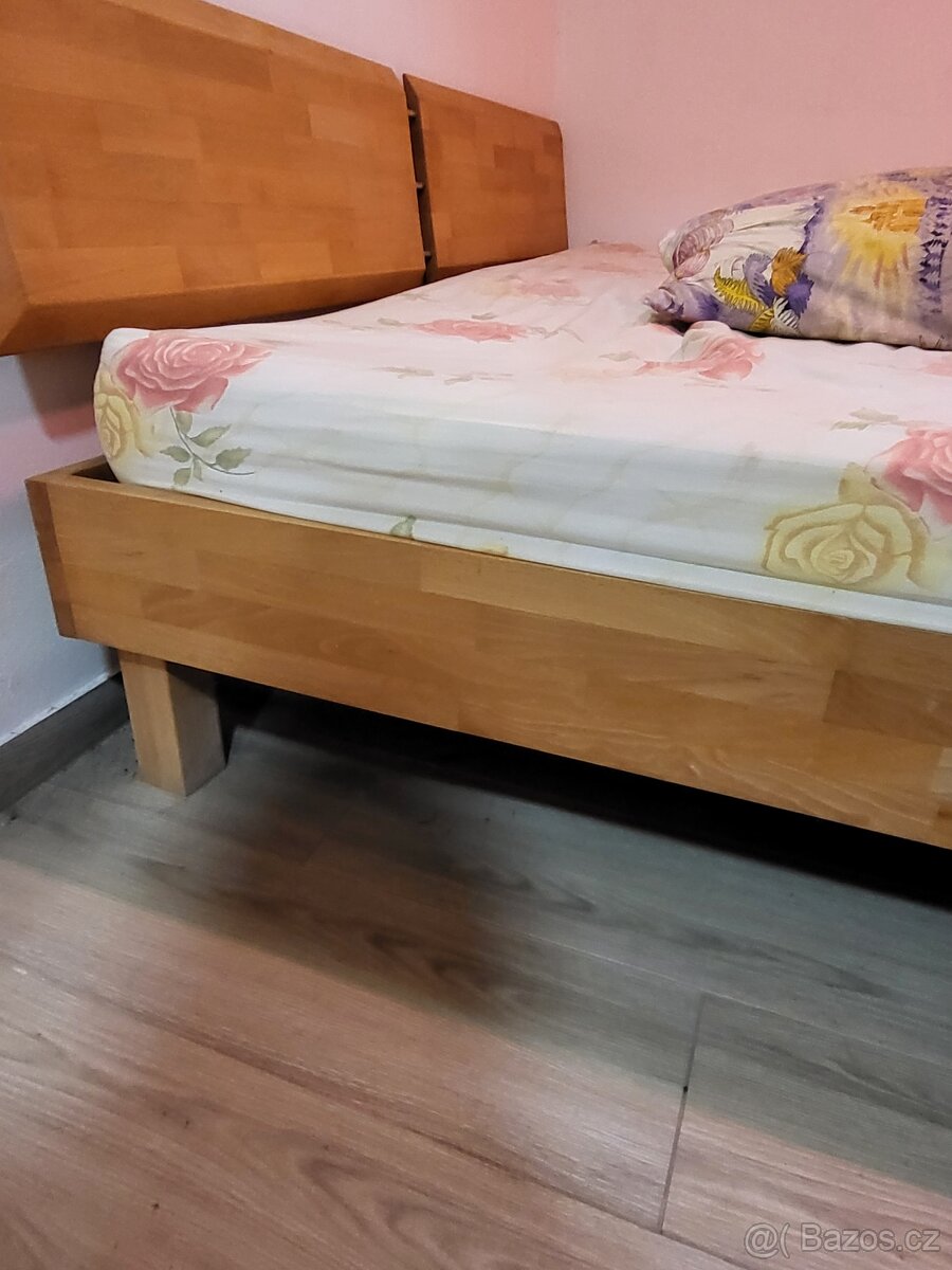 Postel z masivu 200x180 - 3