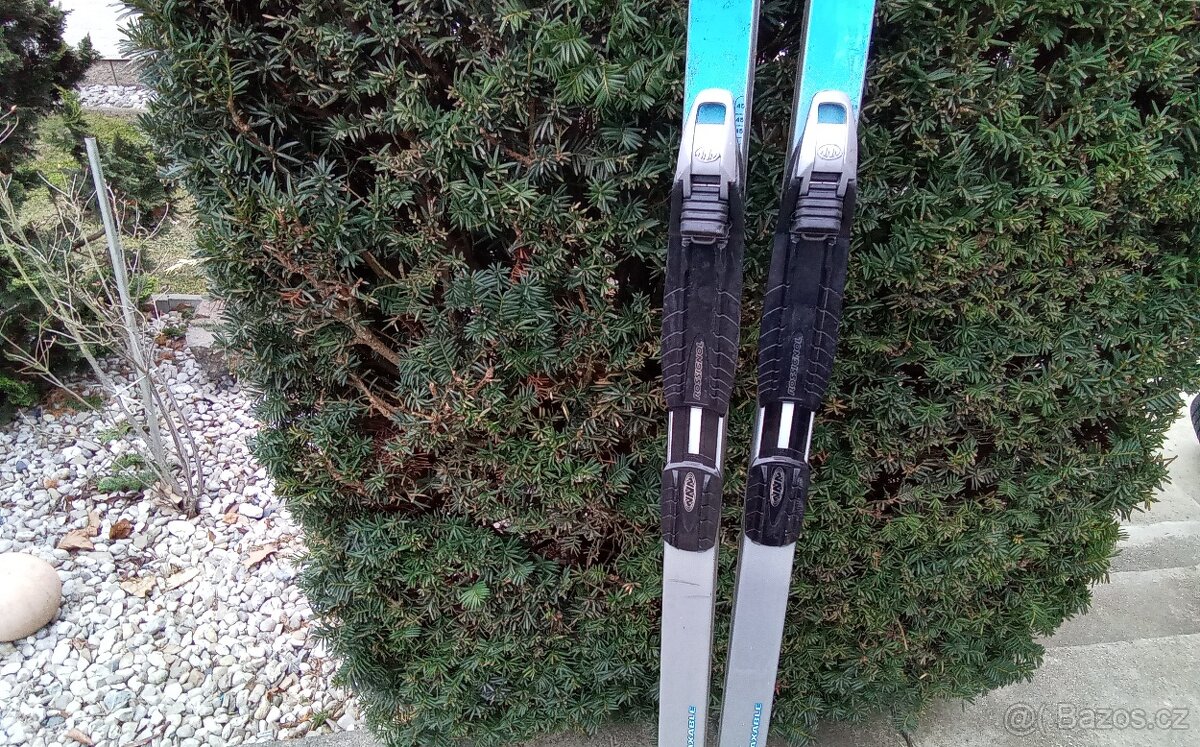 LYŽE SJEZDOVÉ+BĚŽECKÉ+BOTY PŘEZKÁČE+HŮLKY - 3