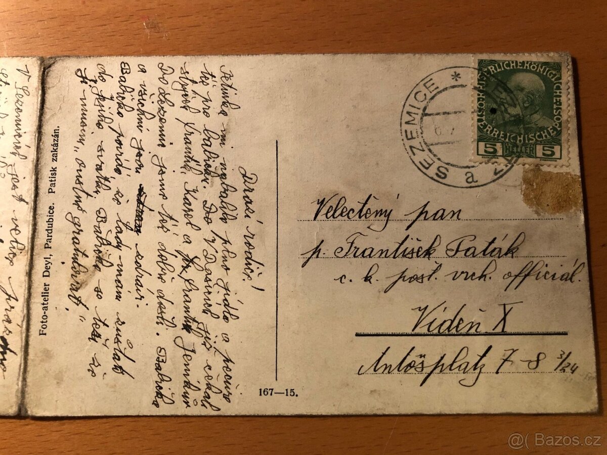 Starý pohled skládací - 3