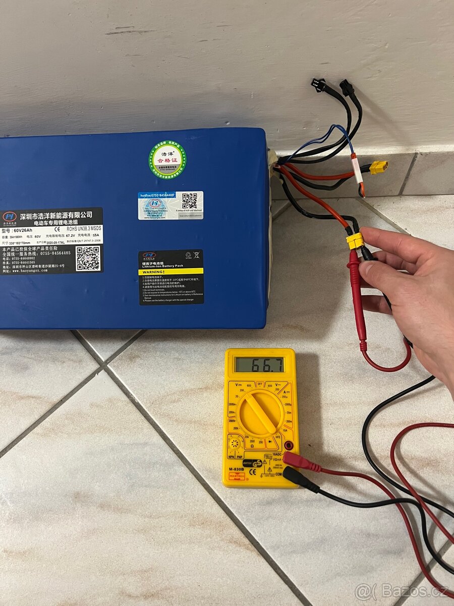 Li-ion baterie 60V - 3