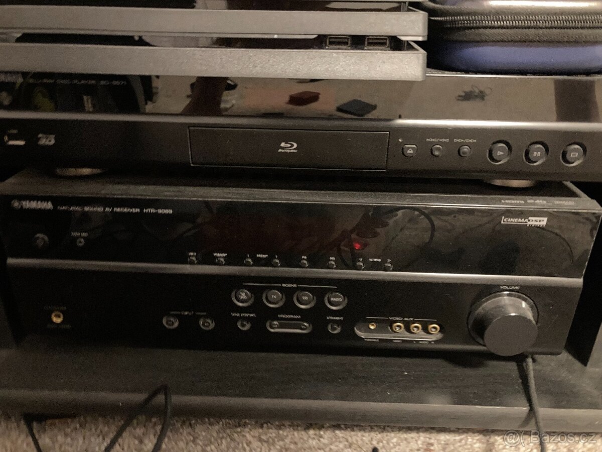 YAMAHA BLUE RAY PŘEHRÁVAČ + ZESILOVAČ - 3