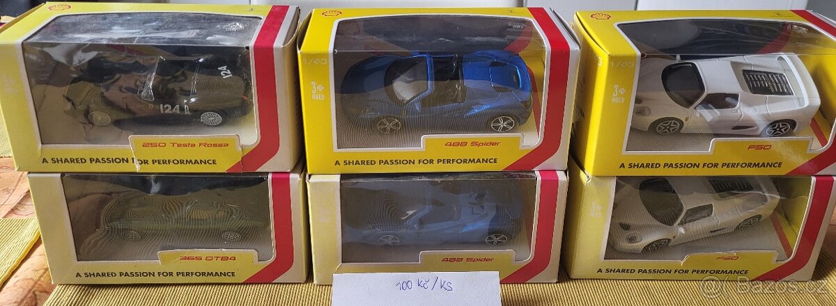 Shell auticka.modely.ferrari.Bmw - 3