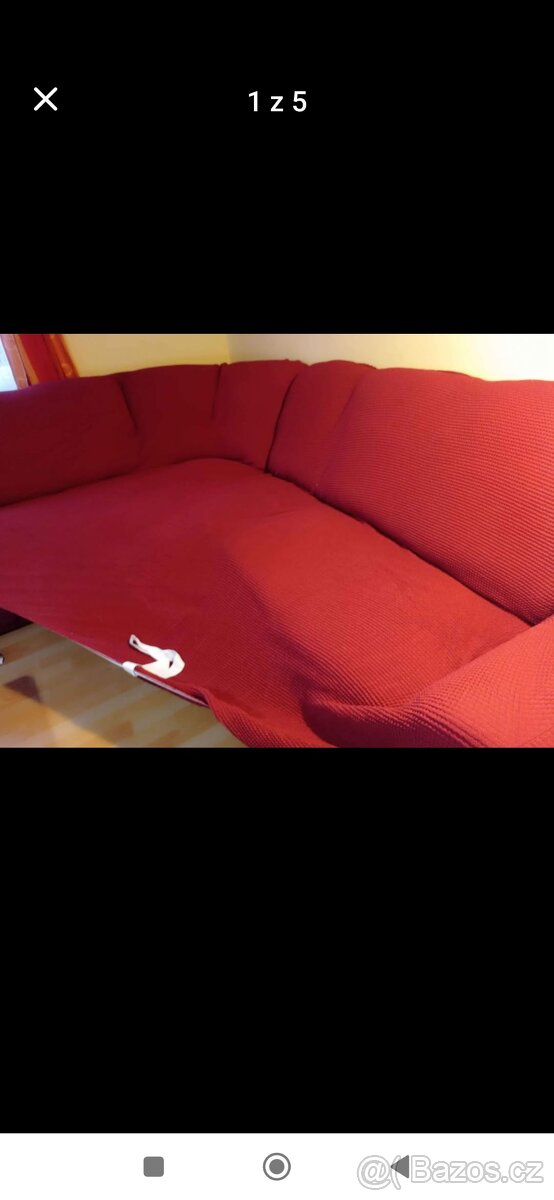 Potah na rohovou sedací soupravu - 3