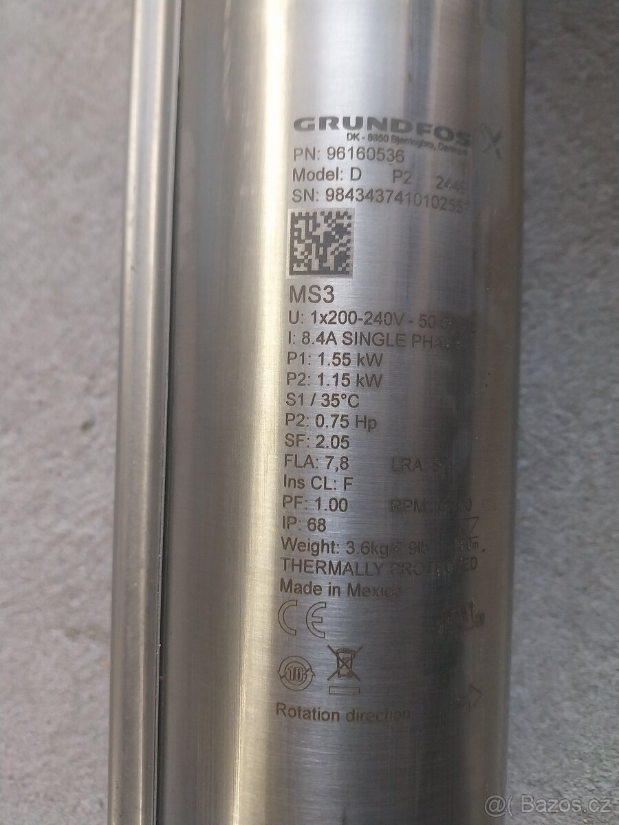 Ponorné čerpadlo - Grundfos - 3