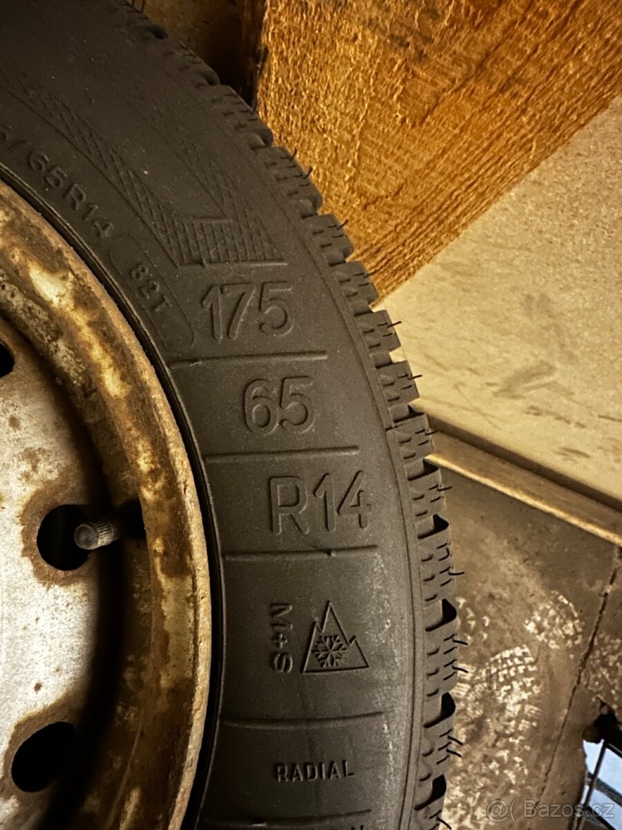 Letní pneu Klebar vč.disků R14 - 3