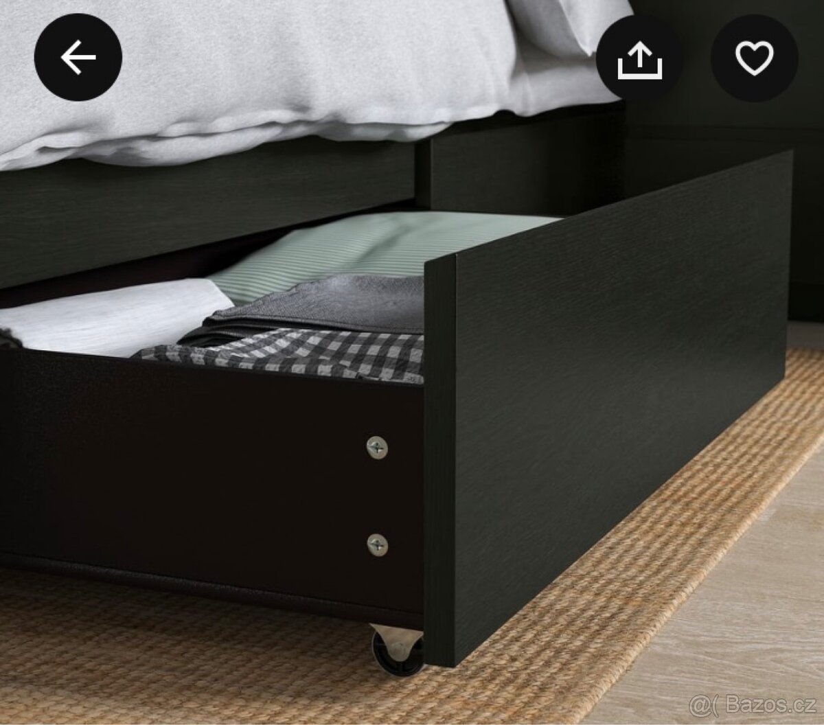 Šuplíky pod postel 2x Malm - 3