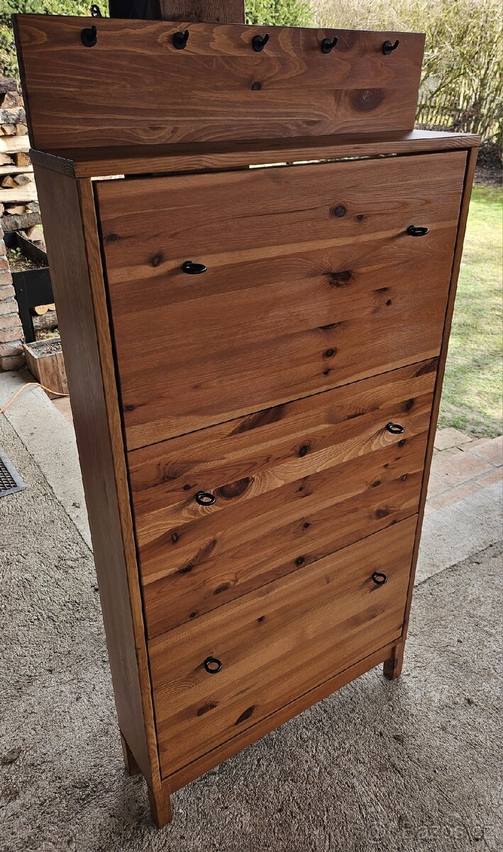 Botník Ikea Leksvik mořidlo antik - 3