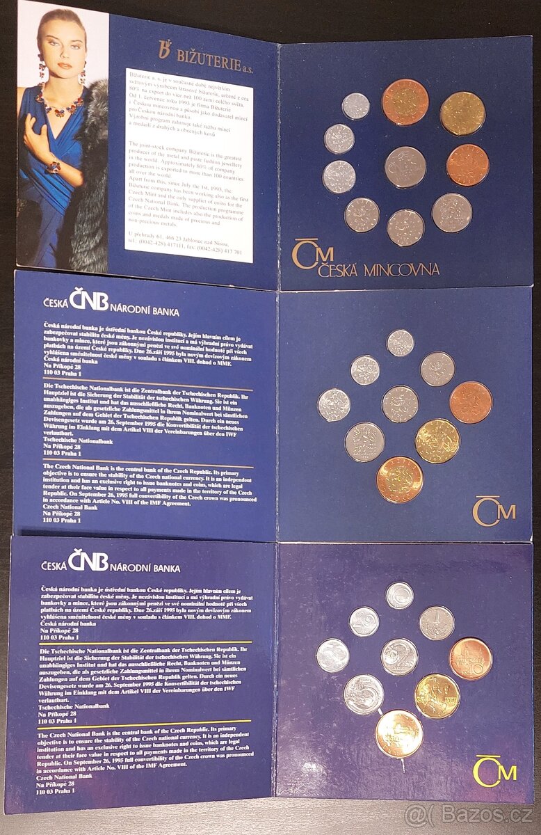 ceske obezni mince-1993 až 2004 - 3