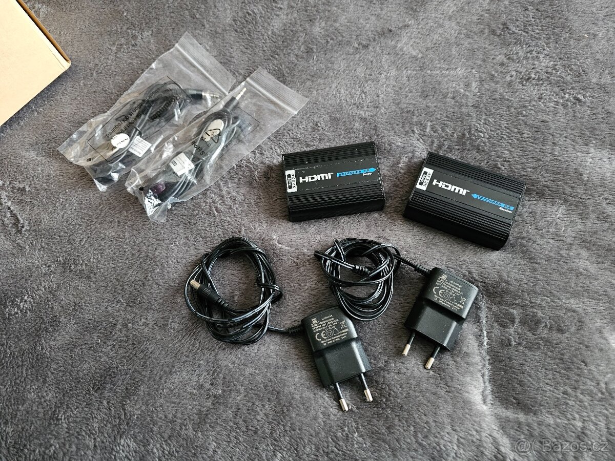 HDMI extender PremiumCord 4Kx2K@60Hz HDMI2.0 - 3