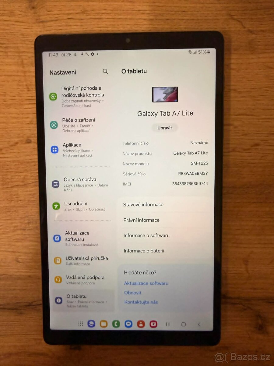 Tablet Samsung Galaxy Tab A7 Lite - 3