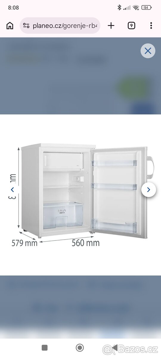 Lednice s mrazákem Gorenje - 3