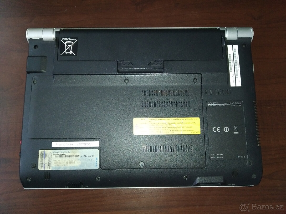 Notebook Sony PCG-31311M - 3