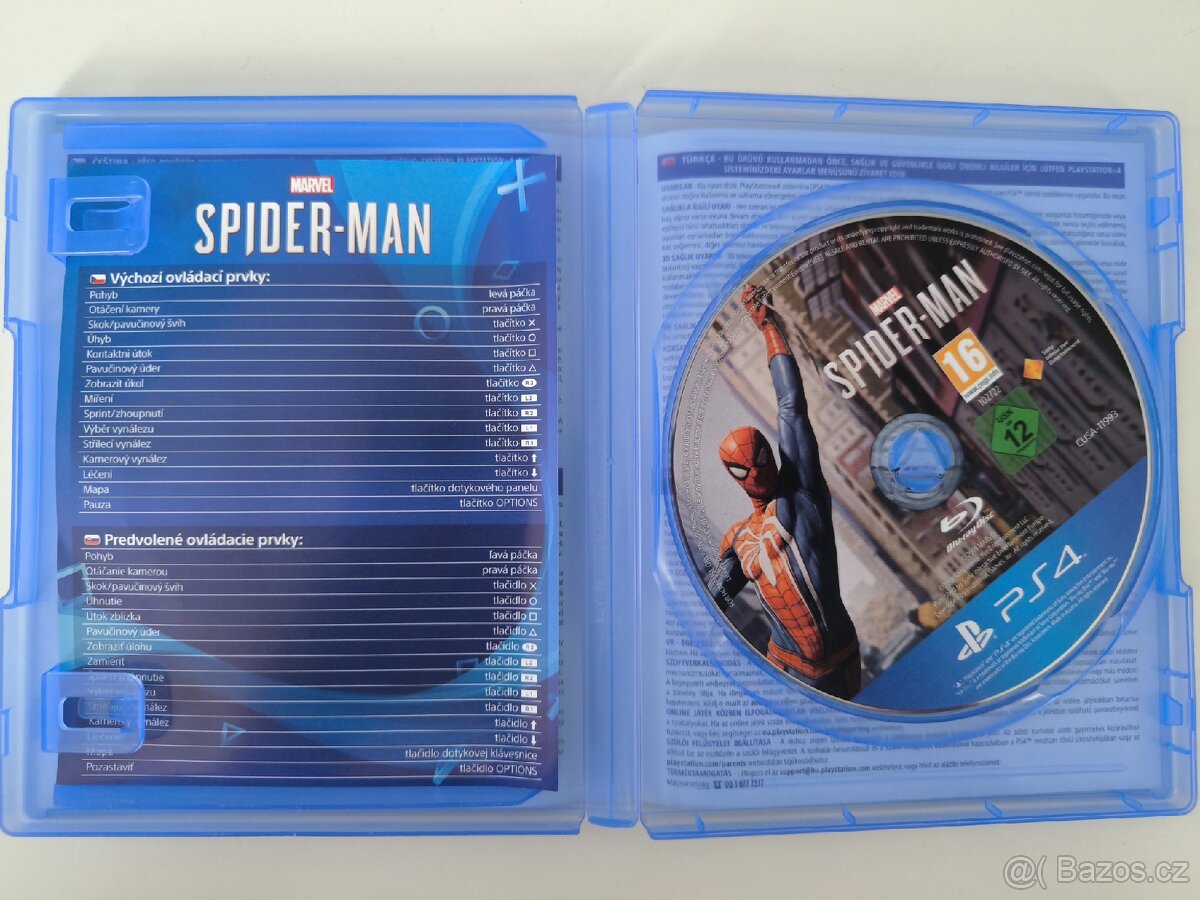 Prodám hru na PS4 SPIDER-MAN - 3