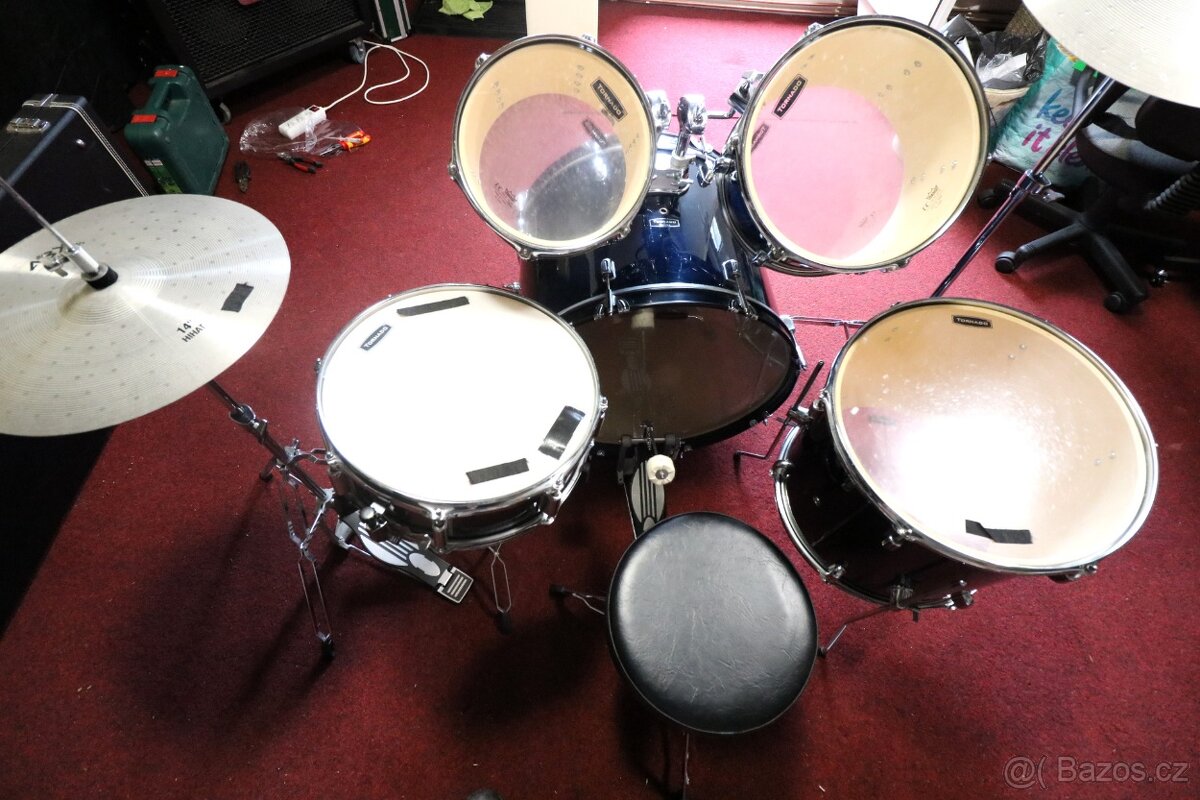 Prodám sadu bicích Mapex Tornado - Blue - 3