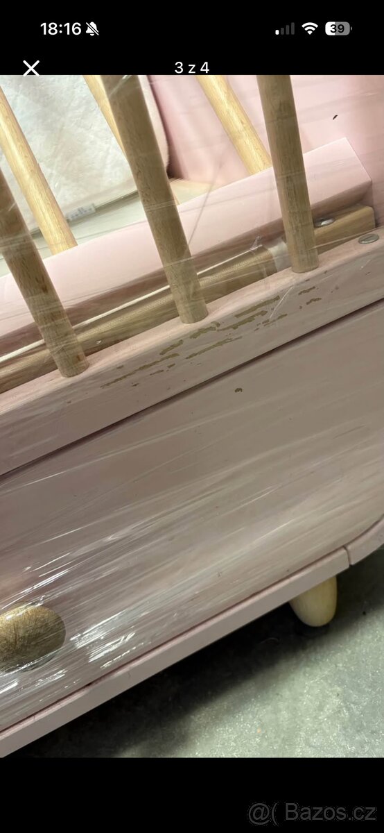 Dětská postýlka ikea s matraci - 3