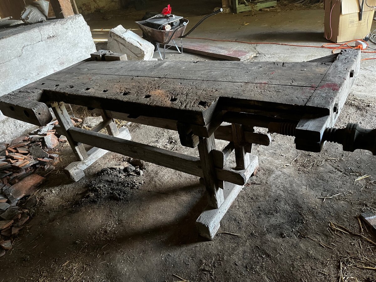 Čistička obilí, ze stodoly, dekorace - 3