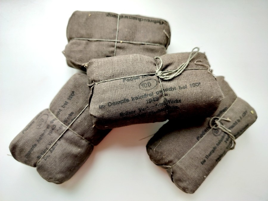 Originál německý Wehrmacht obvaz uniforma 1943 Brüx Most WH - 3