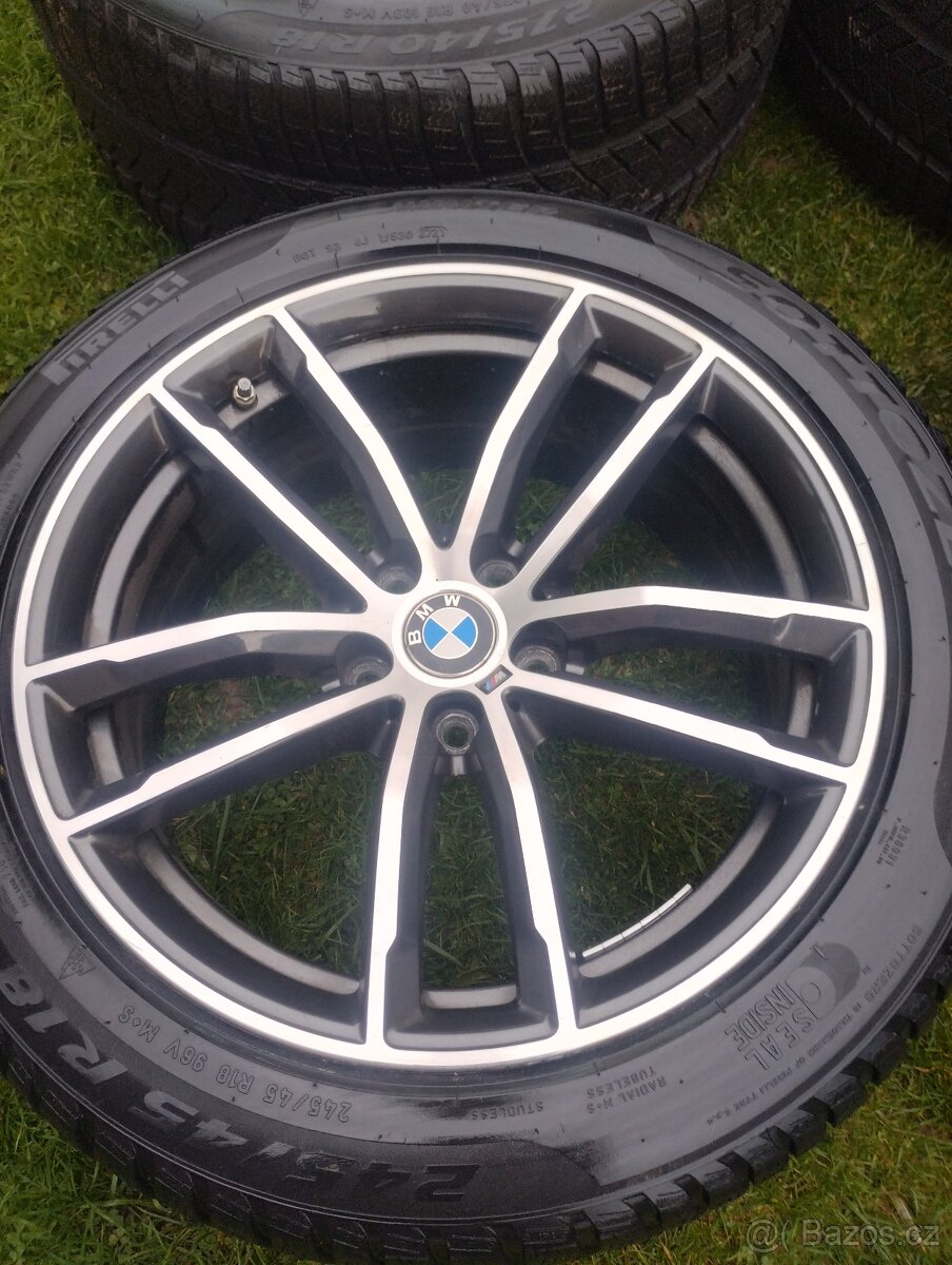 Zimní alu kola 5x112 R18 BMW 5 G30 G31 M-PAKET ORIGINAL - 3