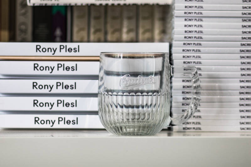 Budvar - pivni sklo, sklenice 0,5L Rony Plesl - 3