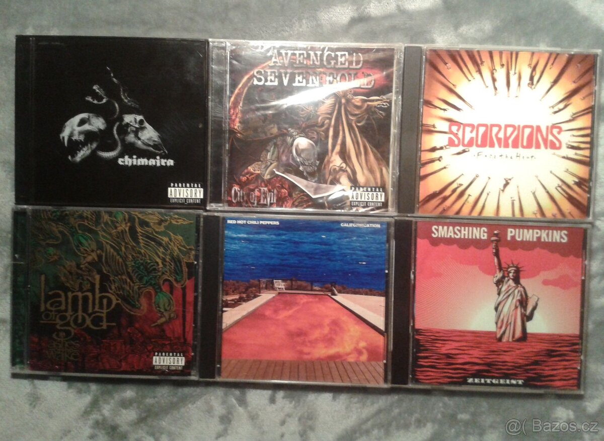 CD - metal, rock, české i zahraniční kapely, od 50 Kč - 3