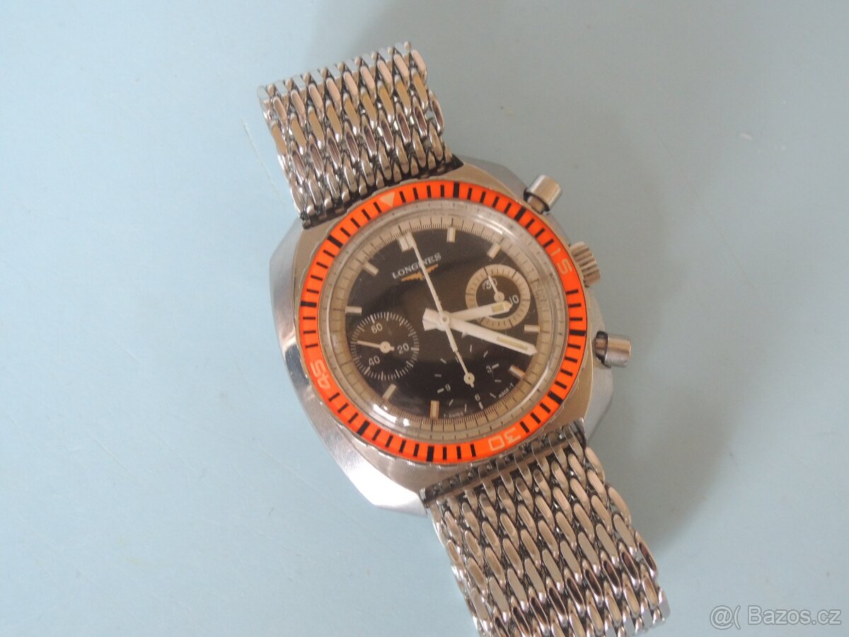 Koupím oranžové hodinky Longines - 3