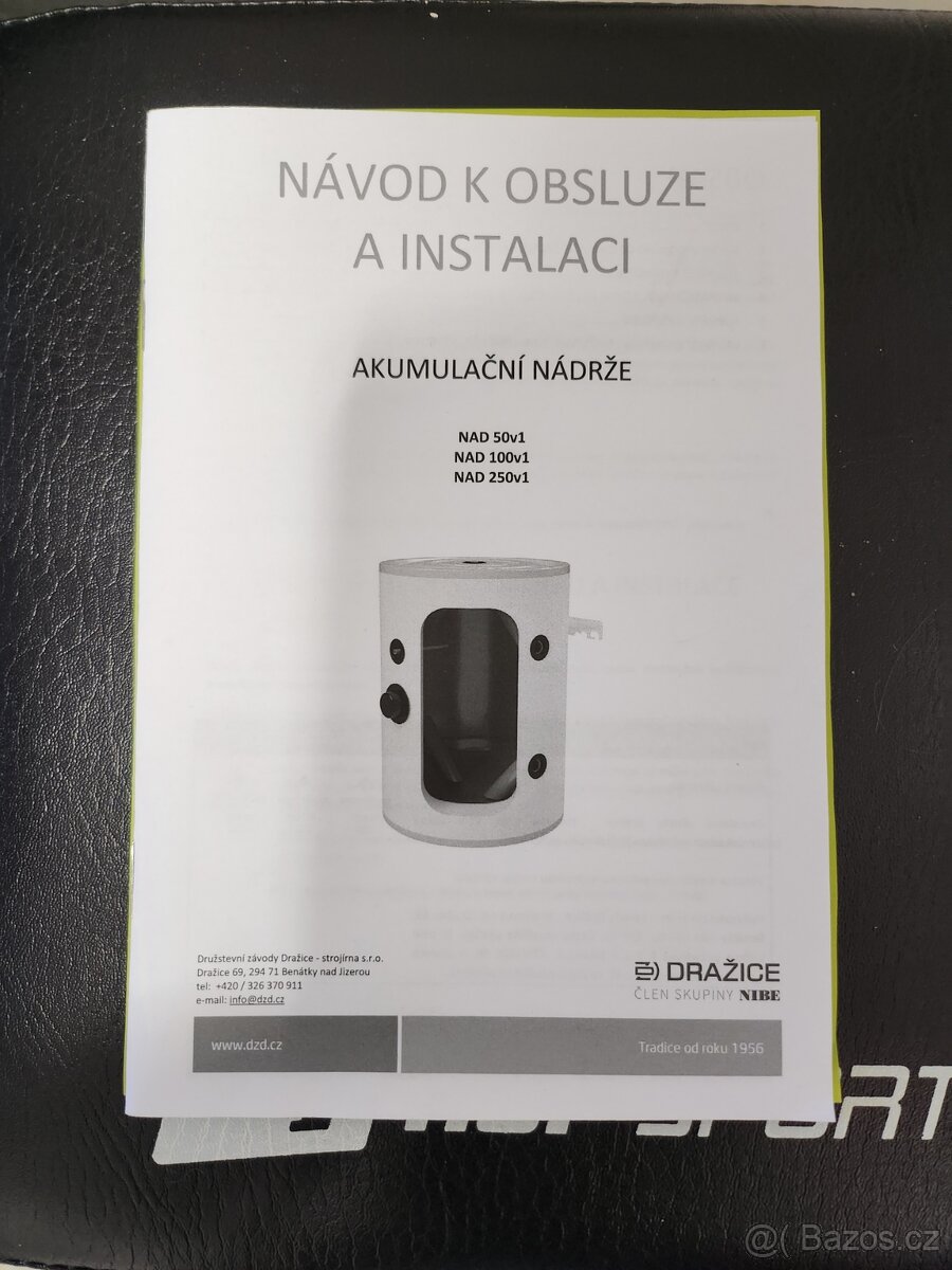 Akumulační nádrže ke kotlům Dražice 250 litrů - 3