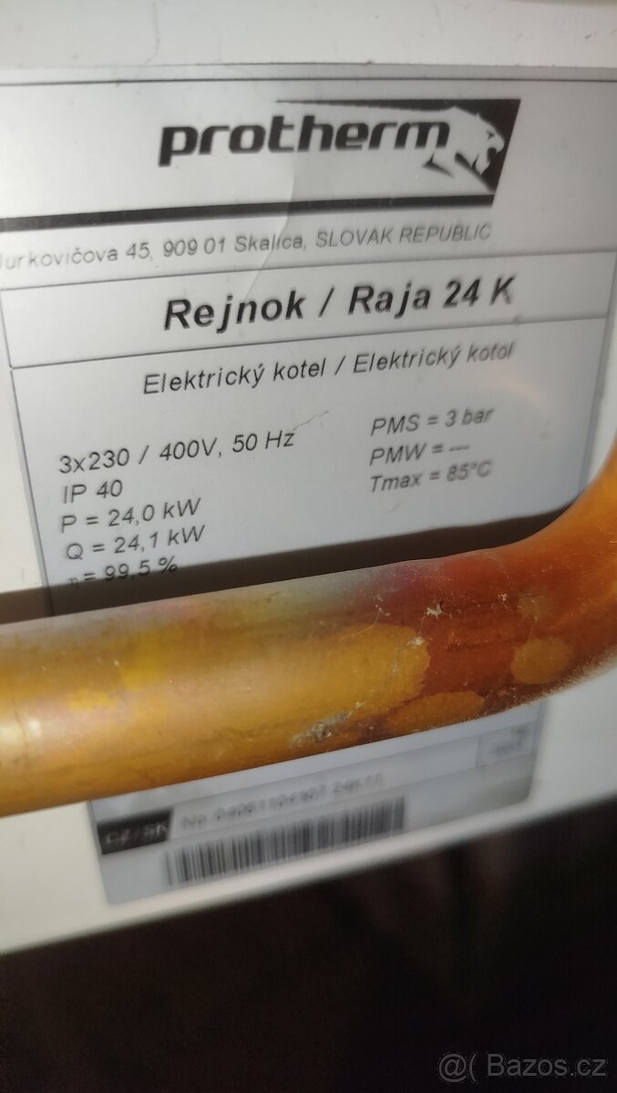 Prodám Elektro kotel Rejnok 24k (Ray 24) - 3