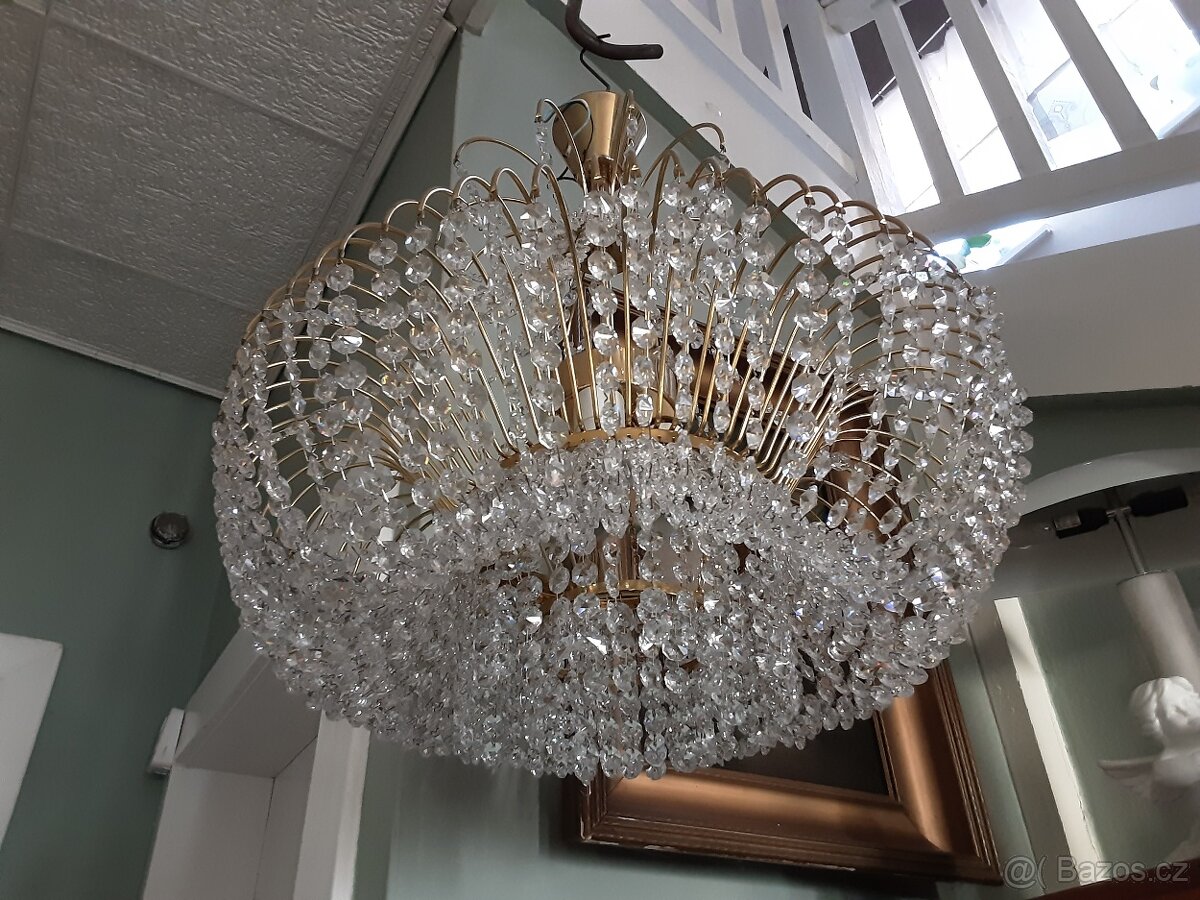 Krásný křišťálový lustr - 3