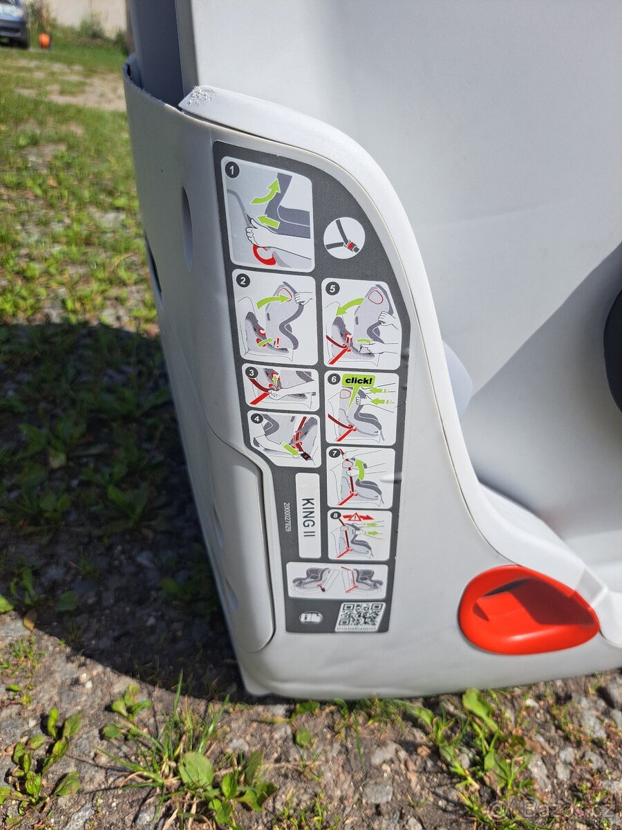 Prodám autosedačku Britax Rõmer KING II - 3