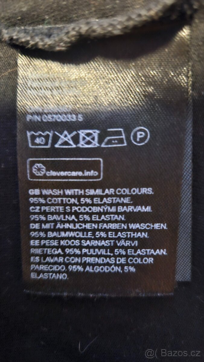 Pánské černé tílko H&M vel. L - 3