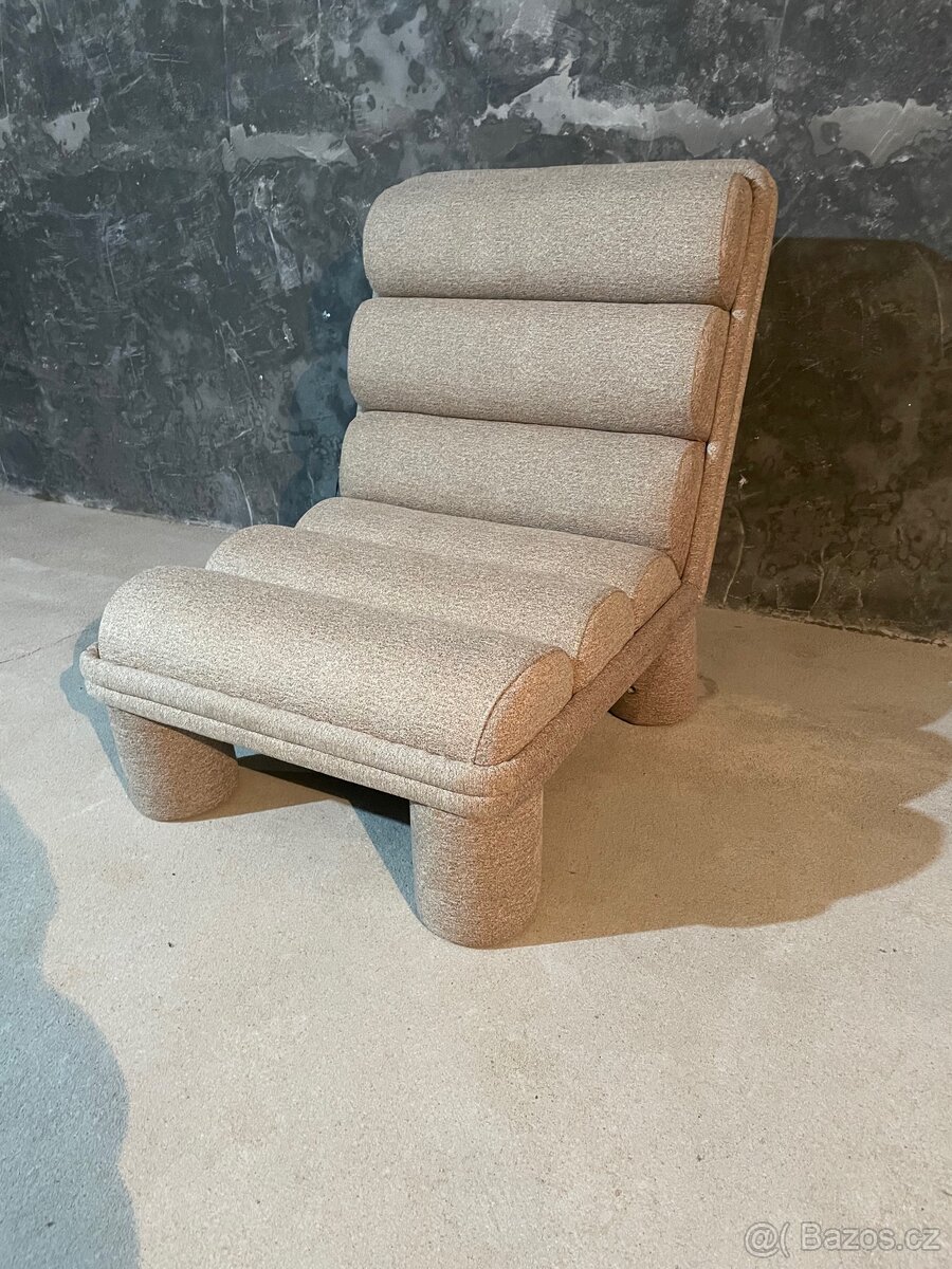 Béžové křeslo Dutchbone - 3