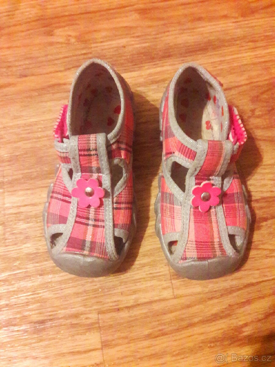 Dívčí bačkorky/sandálky Befado v.23 - 3