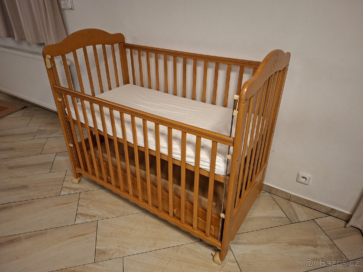 Dětská postýlka s úložným prostorem - 3