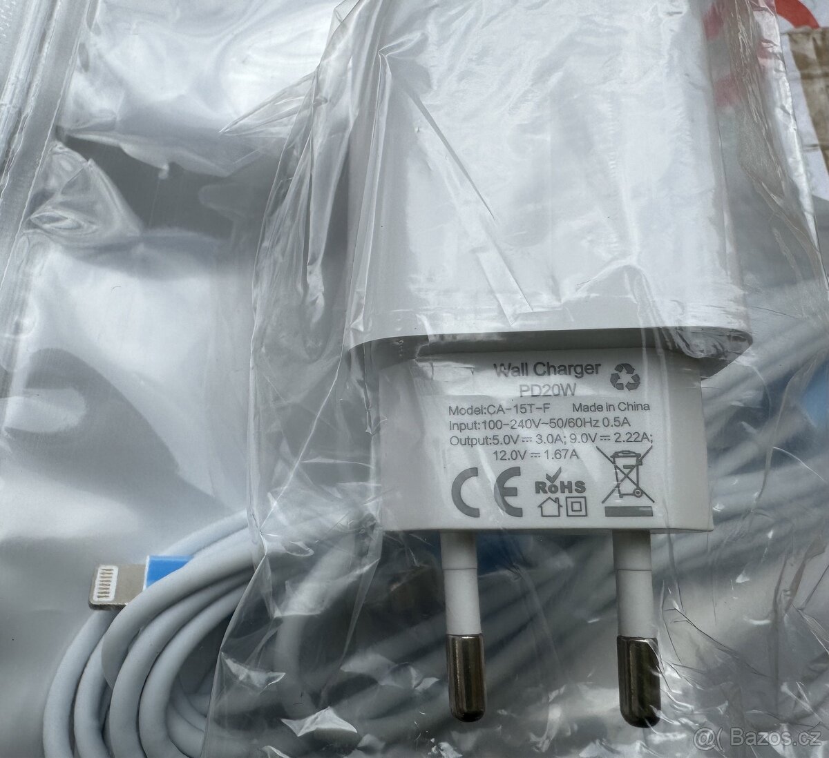 20W síťová nabíječka + 2x USB-C/Lightning kabel 2m - 3