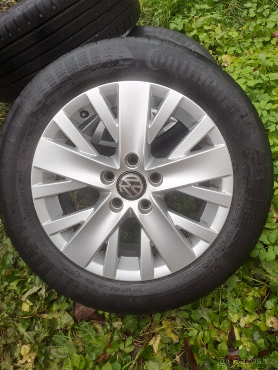 Alu kola 5x112 originál VW 205/55 R16 - 3