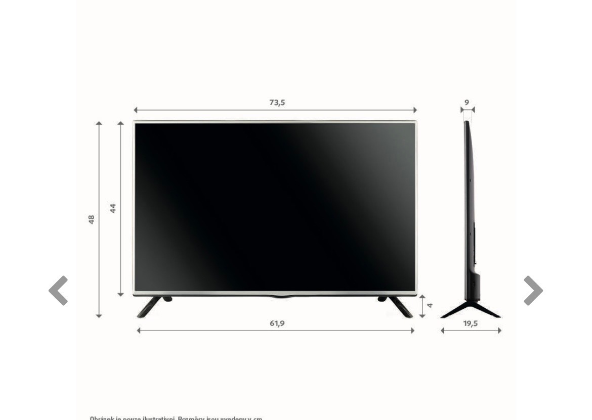 Televize GoGEN TVH 32P453T - 3