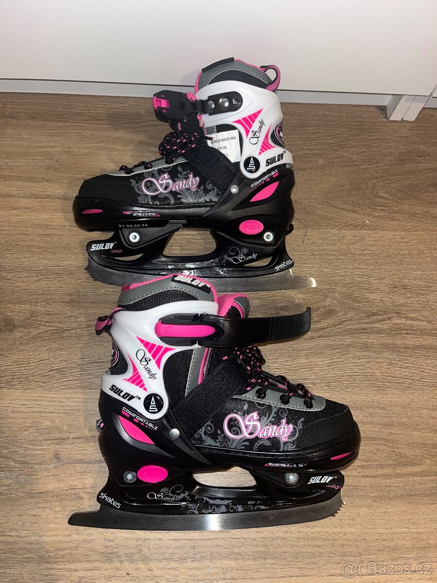 Brusle na led divci 31-34 Sulov sandy - 3